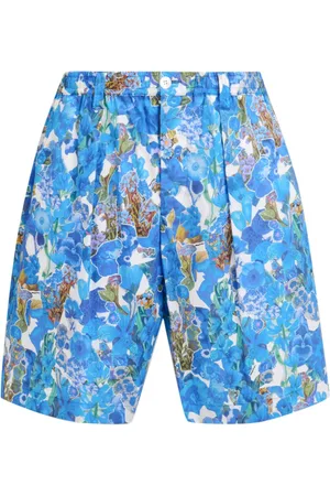 Marni Floral-print cotton shorts