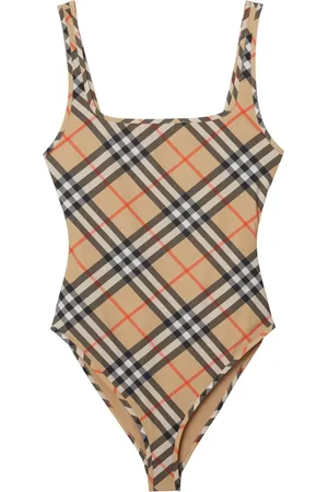 Burberry Check-pattern swimsuit