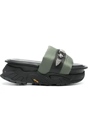 TOGA PULLA Stud-embellished flatform sandals