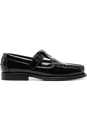 Hereu Alber crinkled leather loafers