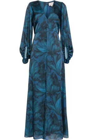Sachin & Babi Jenny floral-print gown