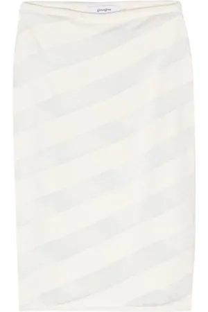 Gimaguas Zebara semi-sheer panel skirt