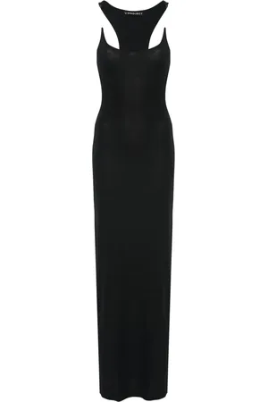 Y / PROJECT Fine-ribbed maxi dress