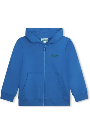 Kenzo Logo-print zip-up hoodie