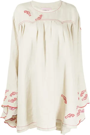 Natasha Zinko Western linen wide dress
