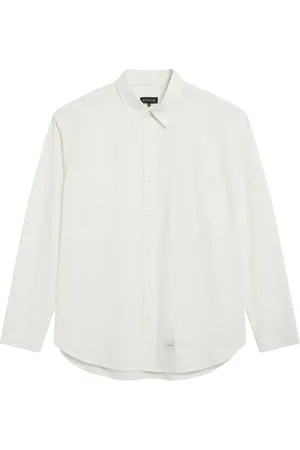 AGNÈS B. Logo-embroidered organic cotton shirt