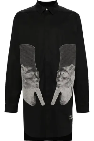 Rick Owens Jumbo cotton shirt jacket