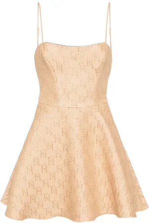 Elisabetta Franchi Logo-jacquard mini dress