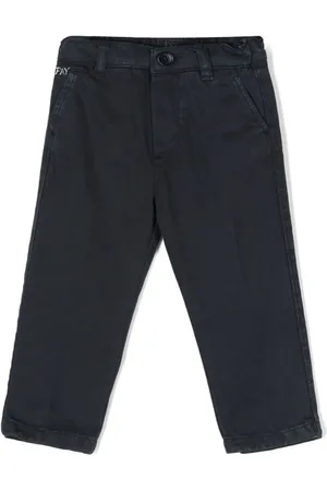 FAY Twill tapered trousers