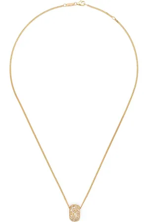 Adina Reyter 14kt yellow Big Bead diamond pendant necklace