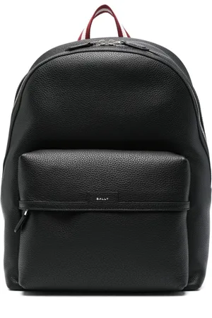 Bally Code leather backpack