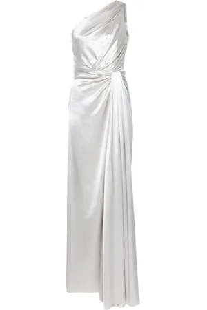 Dolce & Gabbana Off-shoulder silk gown