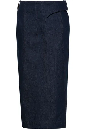 Jacquemus La Jupe de-Nimes Obra denim midi skirt