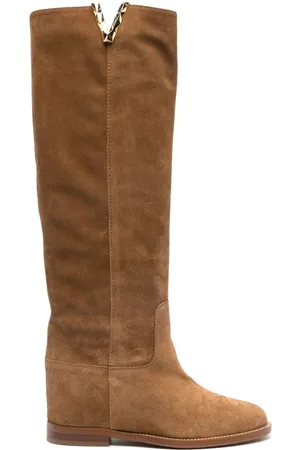 Via Roma 40mm suede boots