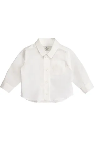 Etro Pegaso-embroidered cotton shirt