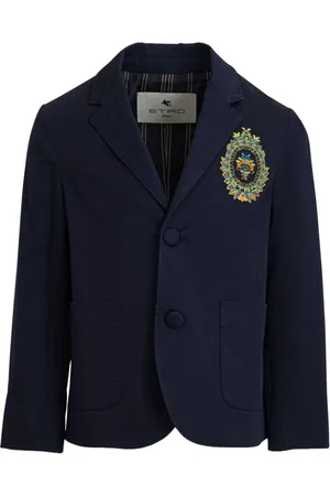 Etro Coat of Arms-embroidered blazer