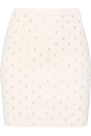 Elisabetta Franchi Logo-embellished mini skirt