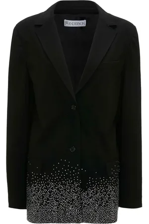 J.W.Anderson Crystal-embellished single-breasted blazer