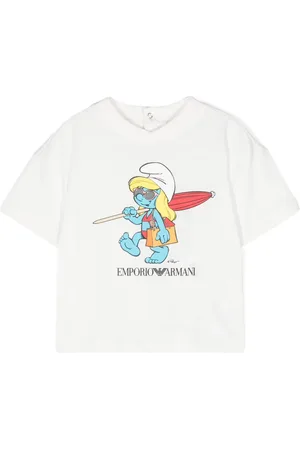 Emporio Armani X Smurfs cotton T-shirt