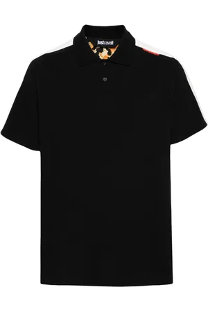 Roberto Cavalli Logo-lettering polo shirt