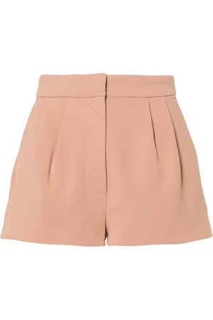 Elisabetta Franchi Logo-patch crepe shorts