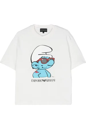 Emporio Armani X Smurfs cotton T-shirt