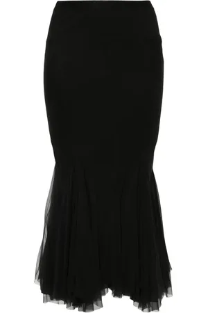 Rick Owens Divine Bias midi skirt