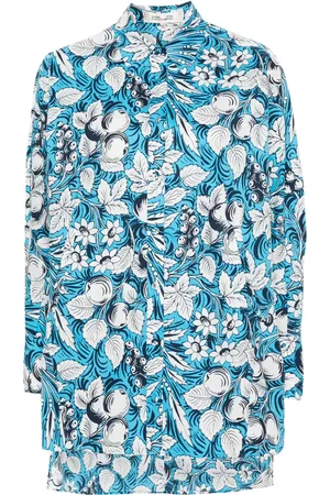 Diane von Furstenberg Caleb botanical-print shirt