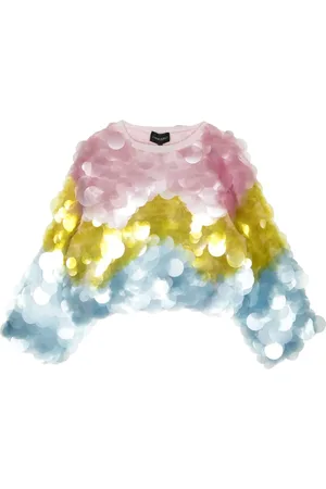 Cynthia Rowley Daylight Disco sequinned top
