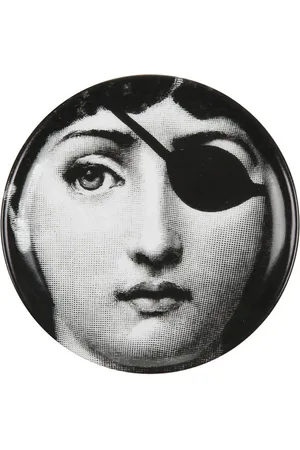 FORNASETTI Face print coaster