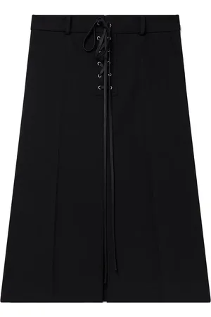 Stella McCartney A-line wool midi skirt