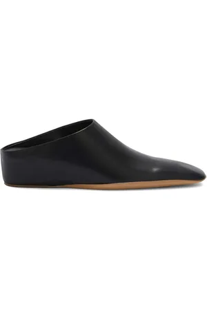 Jil Sander Square-toe leather mules