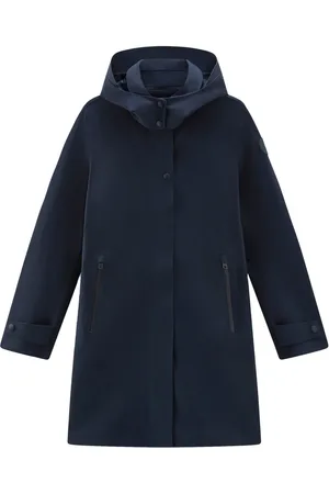 Woolrich Single-breasted hooded coat