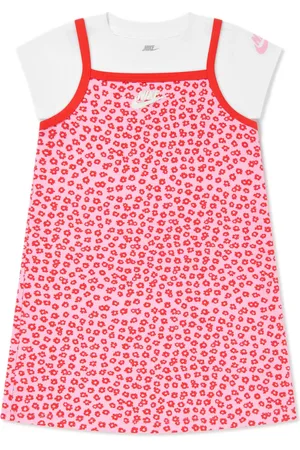 Nike Floral-print jersey dress set