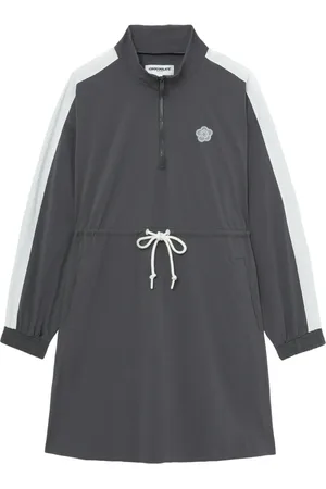 Chocoolate Logo-appliqu?? drawstring dress
