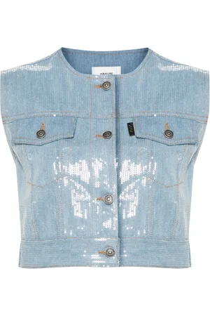 haikure Judy sequined denim gilet