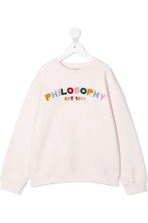 PHILOSOPHY DI LORENZO SERAFINI Textured-logo sweatshirt