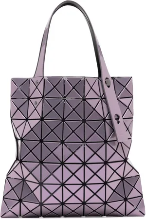 Issey Miyake Prism metallic-finish tote bag