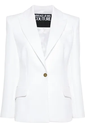 VERSACE Fitted single-breasted blazer