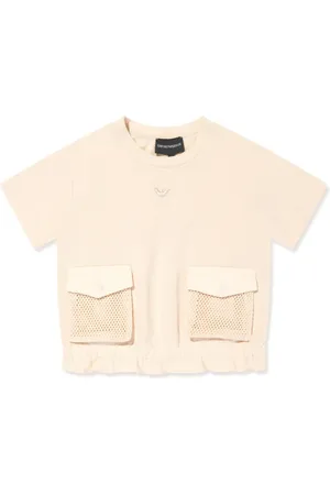 Emporio Armani Mesh-pocket cotton T-shirt