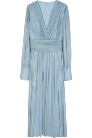 RHEA COSTA Draped midi dress