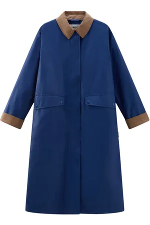 Woolrich Single-breasted two-tone coat