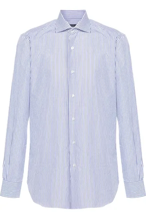 BARBA Striped cotton shirt