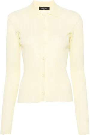 Fabiana Filippi Ribbed-knit polo shirt