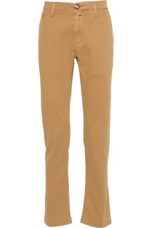 Jacob Cohen Slim-cut piqu?? trousers