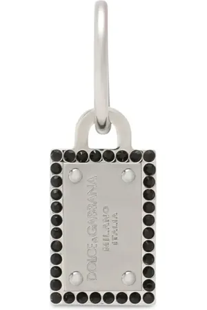 Dolce & Gabbana Logo-tag hoop earring