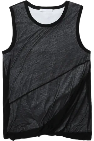 Helmut Lang Layered cotton tank top