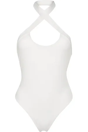 OFF-WHITE Halterneck open-back swimsuit