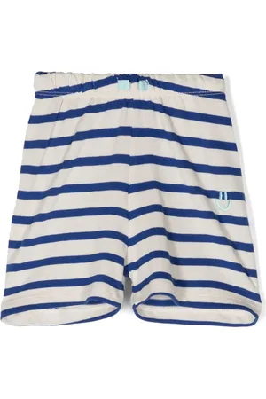 Molo Skie striped organic cotton shorts