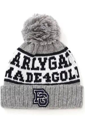 PEARLY GATES Logo-intarsia beanie